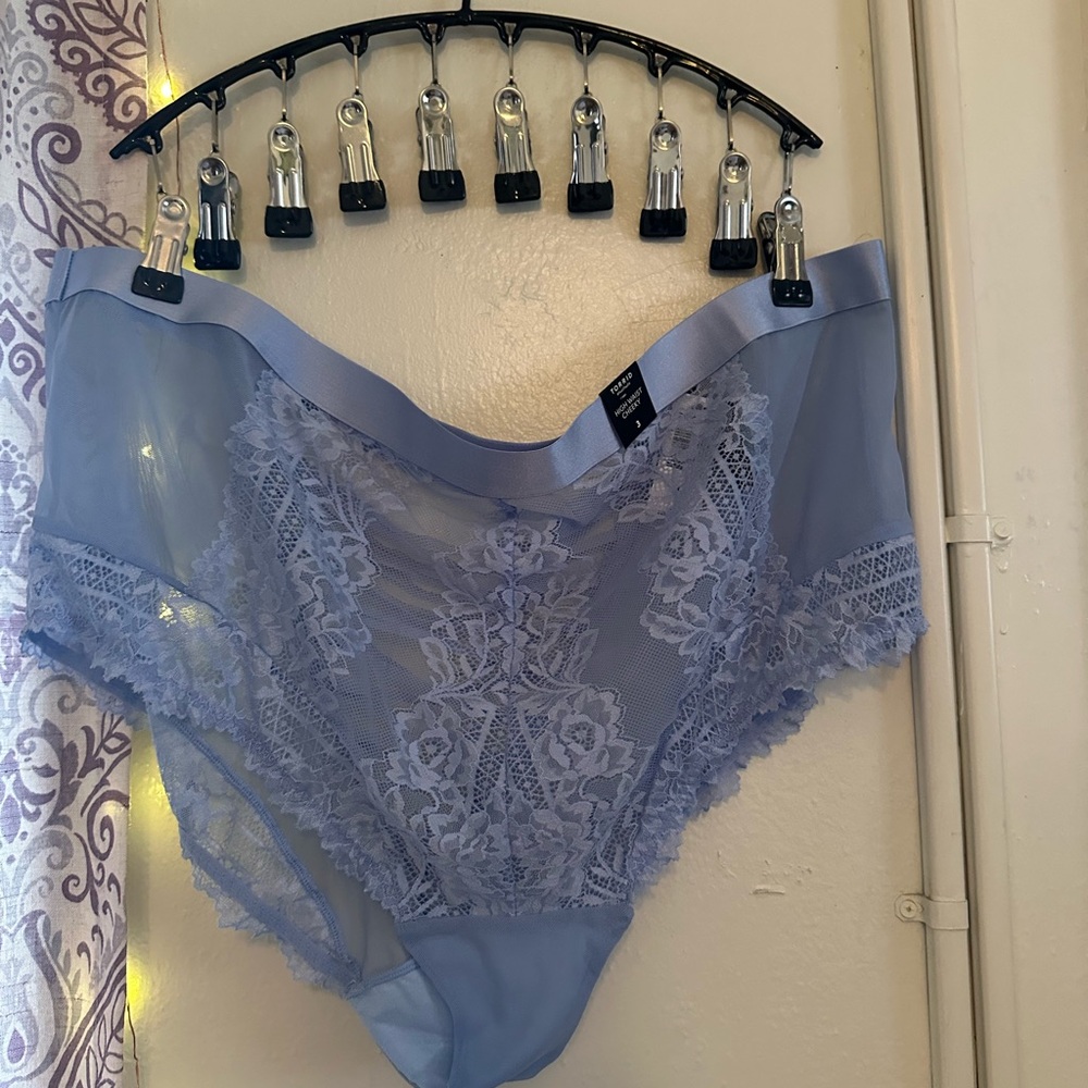 Torrid Blue Lace Panties